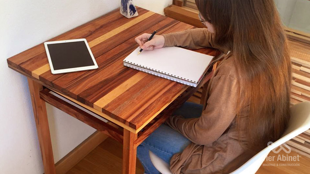 escritorio madera maciza