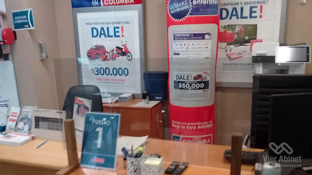 barreras sanitarias mamparas acrilico