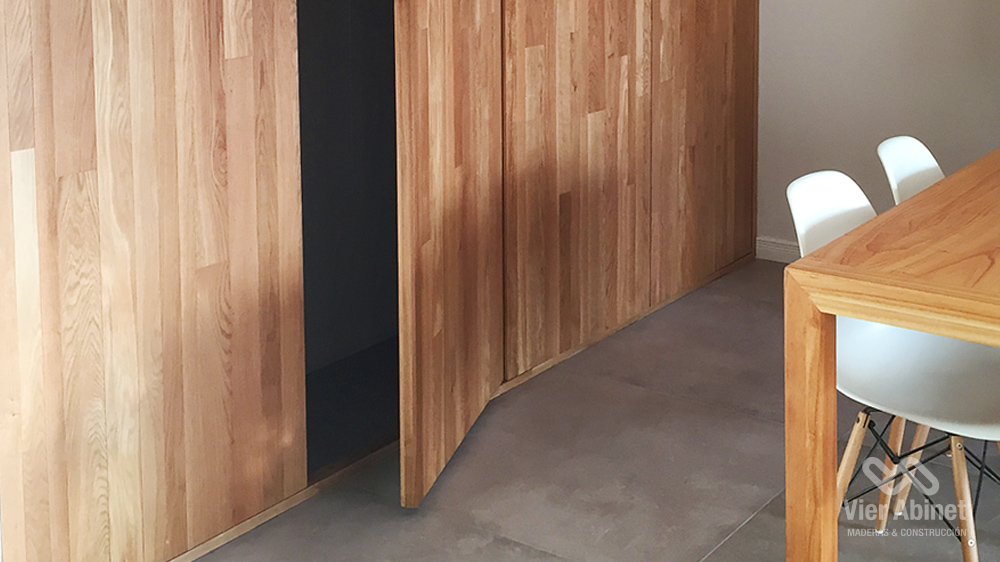 puertas ocultas de madera