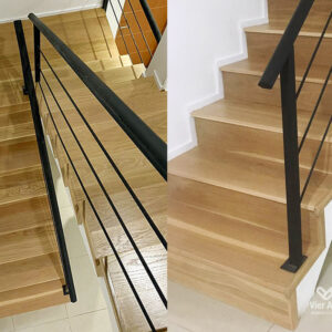 escaleras de madera