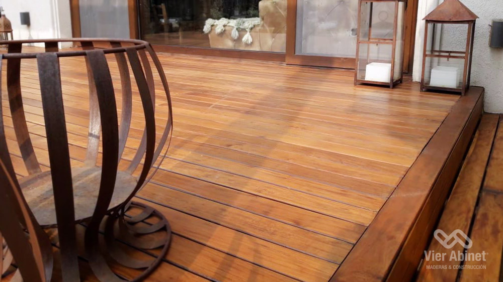 Deck con madera de lapacho